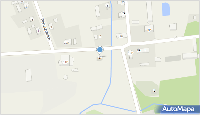 Paruszowice, Paruszowice, 27, mapa Paruszowice