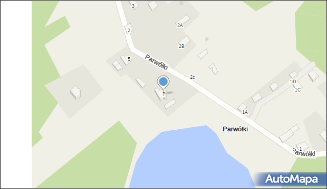 Parwółki, Parwółki, 7, mapa Parwółki