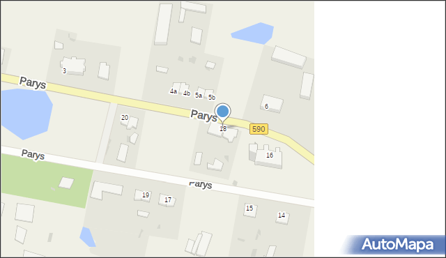 Parys, Parys, 18, mapa Parys