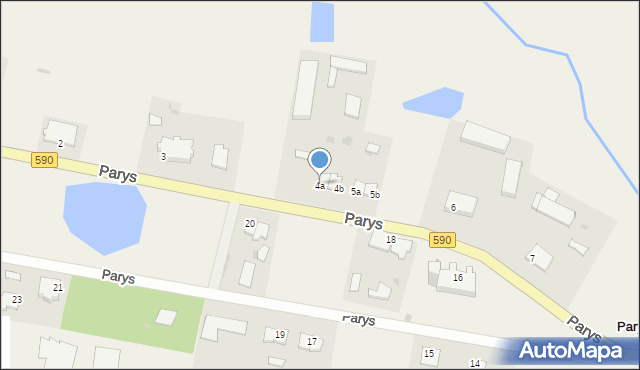 Parys, Parys, 4a, mapa Parys