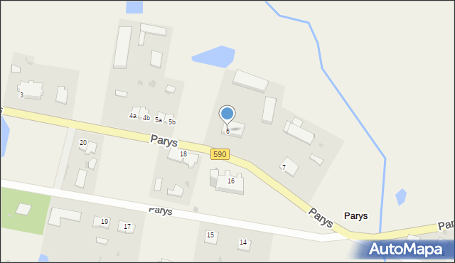 Parys, Parys, 6, mapa Parys