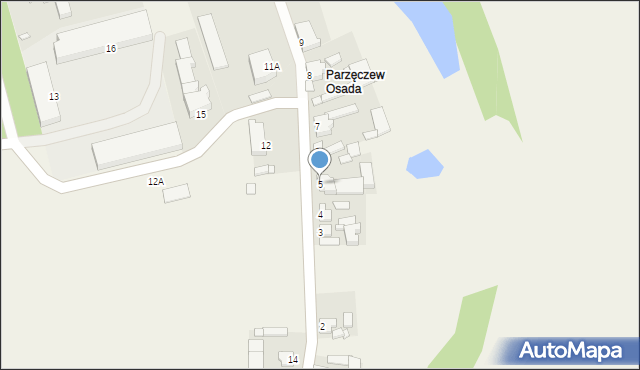 Parzęczew, Parzęczew, 5, mapa Parzęczew