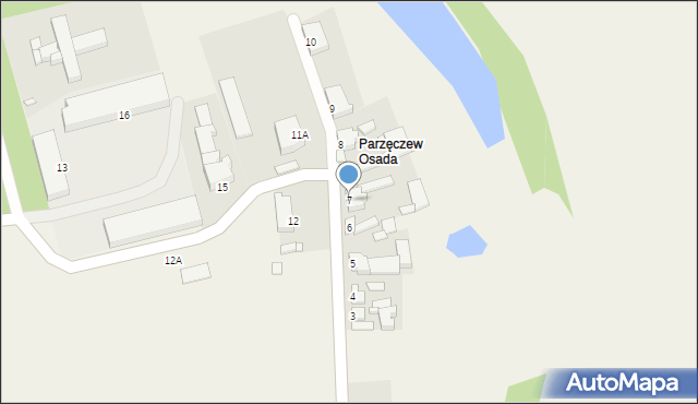 Parzęczew, Parzęczew, 7, mapa Parzęczew