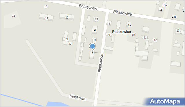 Parzęczew, Parzęczew, 6, mapa Parzęczew