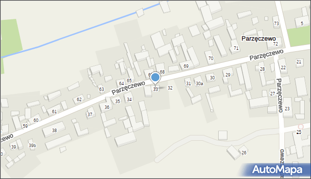 Parzęczewo, Parzęczewo, 33, mapa Parzęczewo