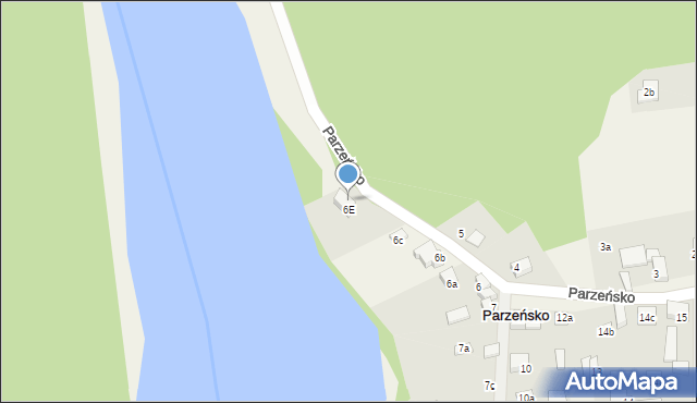 Parzeńsko, Parzeńsko, 6d, mapa Parzeńsko