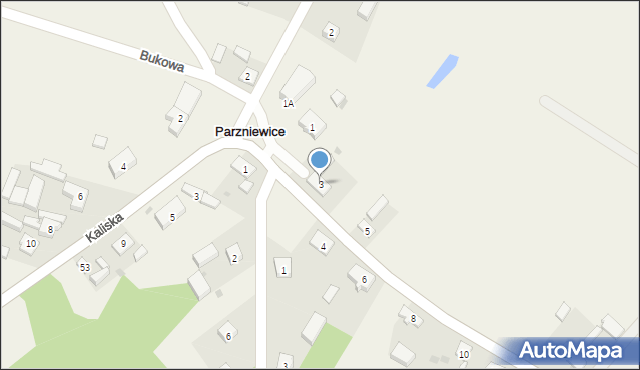 Parzniewice, Parzniewice Małe, 15, mapa Parzniewice