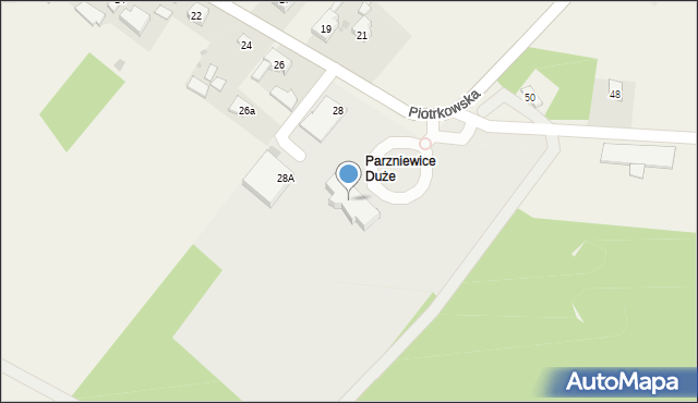 Parzniewice, Parzniewice Małe, 31, mapa Parzniewice