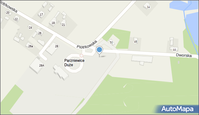 Parzniewice, Parzniewice Małe, 32, mapa Parzniewice