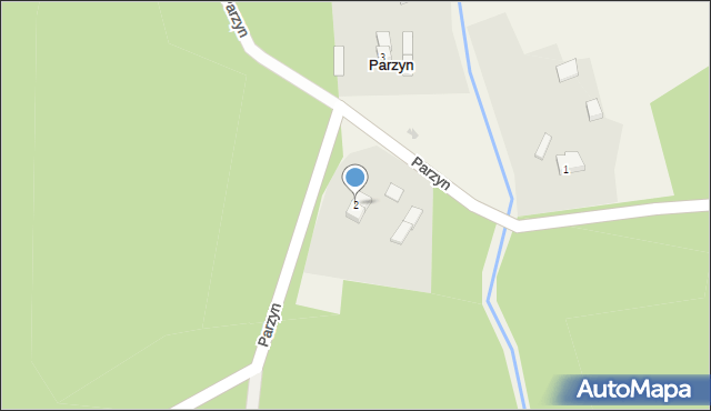 Parzyn, Parzyn, 2, mapa Parzyn