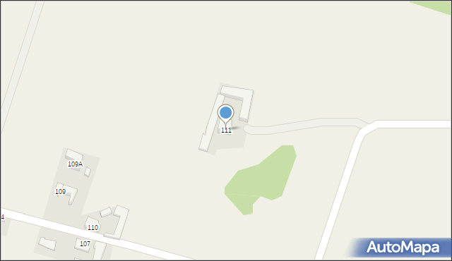 Parzynów, Parzynów, 111, mapa Parzynów