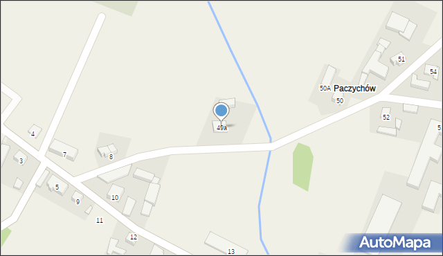 Parzynów, Parzynów, 49a, mapa Parzynów