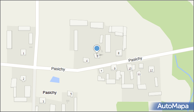 Pasichy, Pasichy, 6, mapa Pasichy