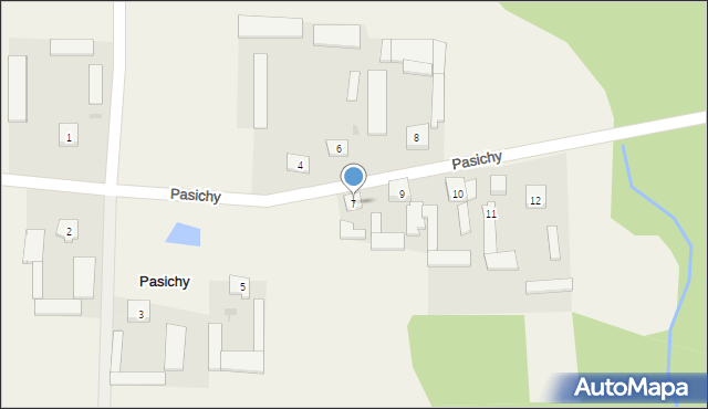 Pasichy, Pasichy, 7, mapa Pasichy