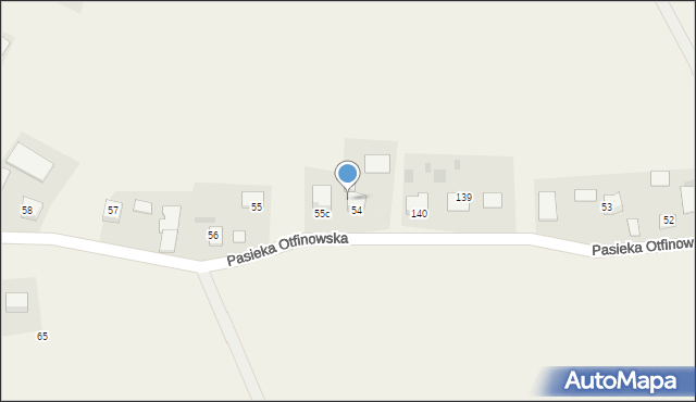 Pasieka Otfinowska, Pasieka Otfinowska, 54, mapa Pasieka Otfinowska