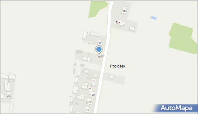 Paskrzyn, Paskrzyn, 30, mapa Paskrzyn