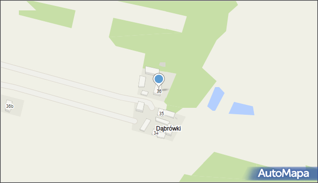 Paskrzyn, Paskrzyn, 36, mapa Paskrzyn