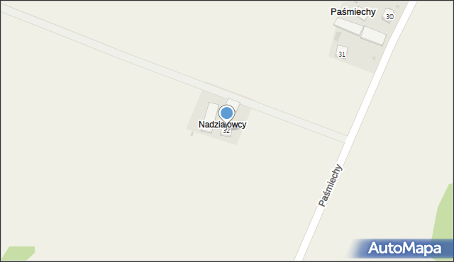 Paśmiechy, Paśmiechy, 32, mapa Paśmiechy