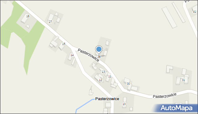 Pasterzowice, Pasterzowice, 28, mapa Pasterzowice