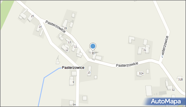 Pasterzowice, Pasterzowice, 30, mapa Pasterzowice