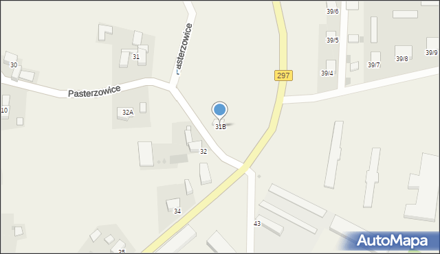 Pasterzowice, Pasterzowice, 31B, mapa Pasterzowice