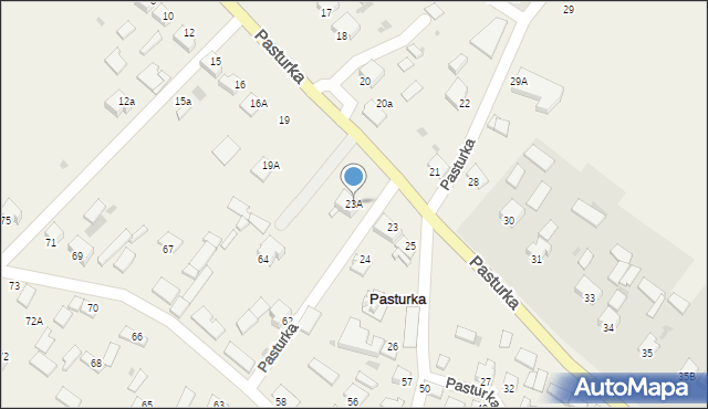 Pasturka, Pasturka, 23A, mapa Pasturka