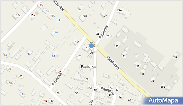 Pasturka, Pasturka, 25, mapa Pasturka