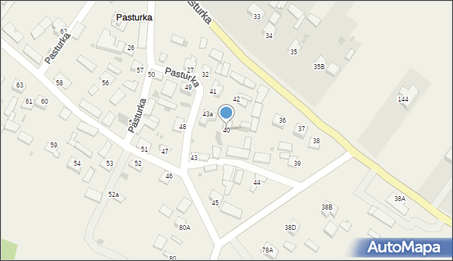 Pasturka, Pasturka, 40, mapa Pasturka