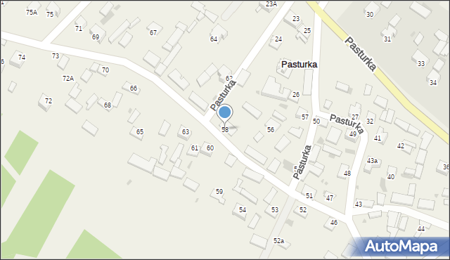 Pasturka, Pasturka, 58, mapa Pasturka