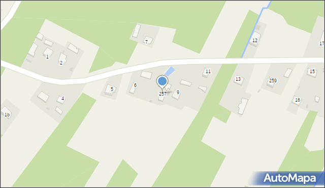 Paszczyna, Paszczyna, 257, mapa Paszczyna