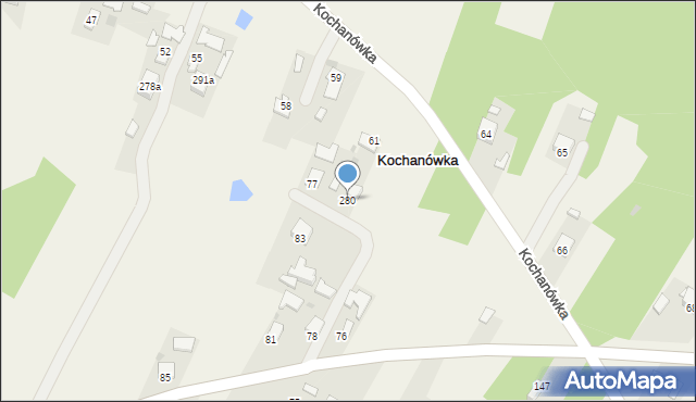 Paszczyna, Paszczyna, 280, mapa Paszczyna