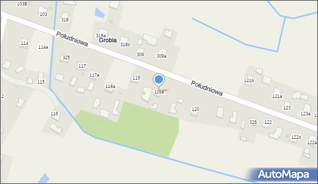 Paszczyna, Paszczyna, 119a, mapa Paszczyna