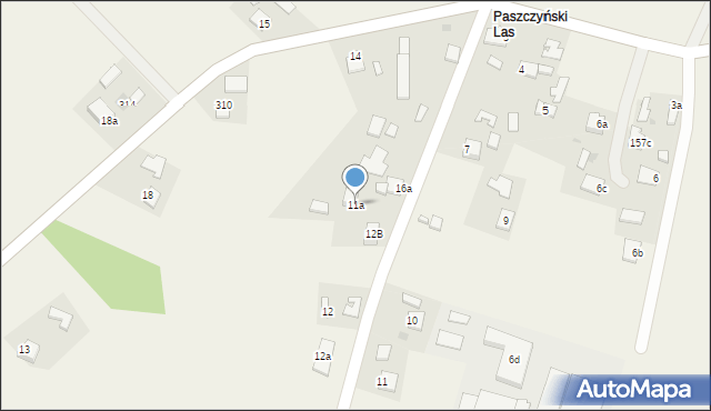 Paszczyna, Paszczyna, 11a, mapa Paszczyna