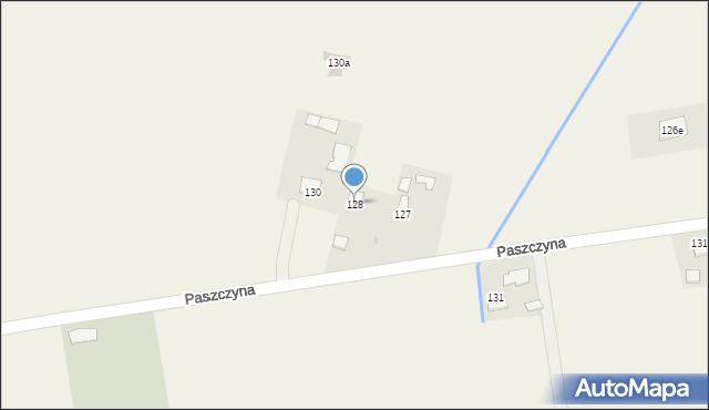 Paszczyna, Paszczyna, 128, mapa Paszczyna