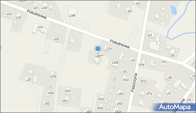 Paszczyna, Paszczyna, 142c, mapa Paszczyna