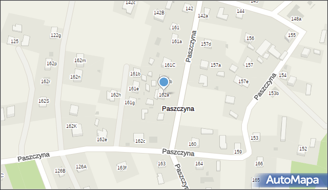 Paszczyna, Paszczyna, 162a, mapa Paszczyna