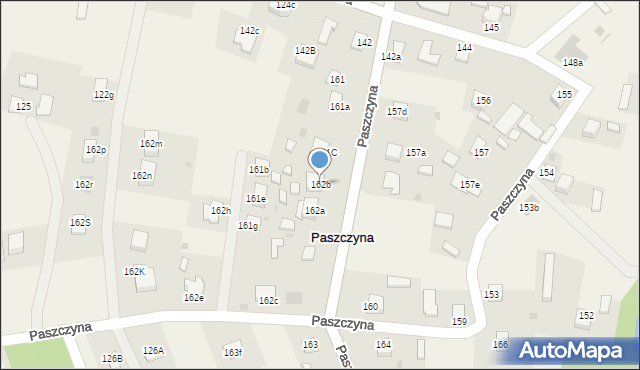 Paszczyna, Paszczyna, 162b, mapa Paszczyna