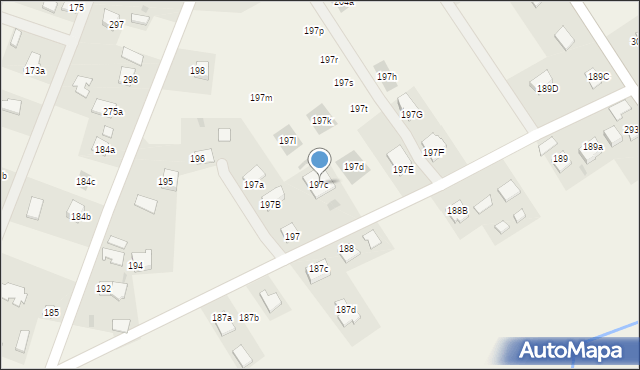 Paszczyna, Paszczyna, 197c, mapa Paszczyna