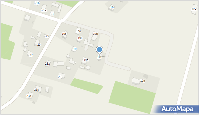 Paszczyna, Paszczyna, 19f, mapa Paszczyna