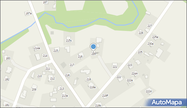 Paszczyna, Paszczyna, 220, mapa Paszczyna