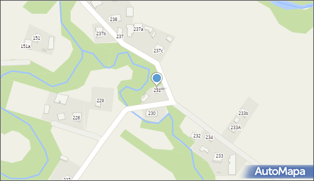 Paszczyna, Paszczyna, 231, mapa Paszczyna