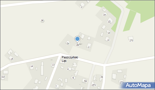 Paszczyna, Paszczyna, 2a, mapa Paszczyna