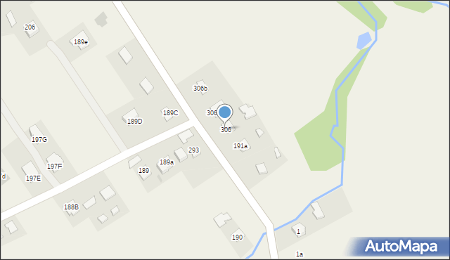 Paszczyna, Paszczyna, 306, mapa Paszczyna