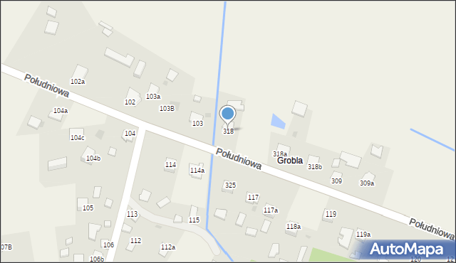 Paszczyna, Paszczyna, 318, mapa Paszczyna