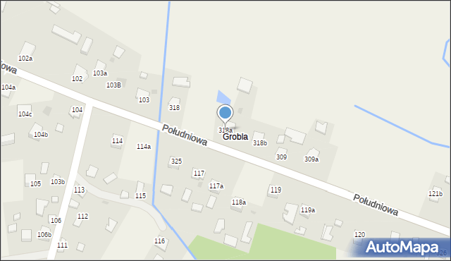 Paszczyna, Paszczyna, 318a, mapa Paszczyna