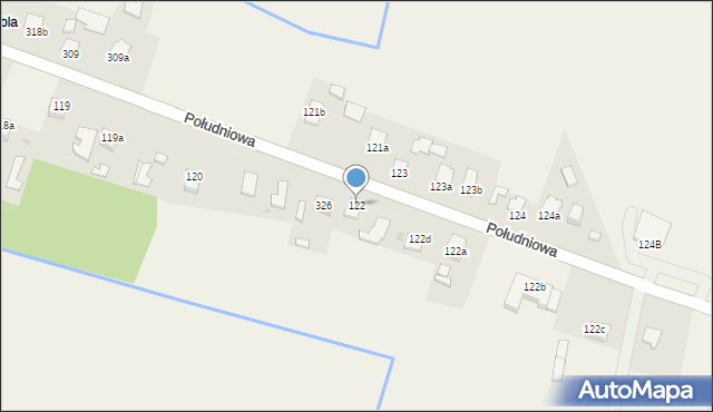 Paszczyna, Paszczyna, 326, mapa Paszczyna