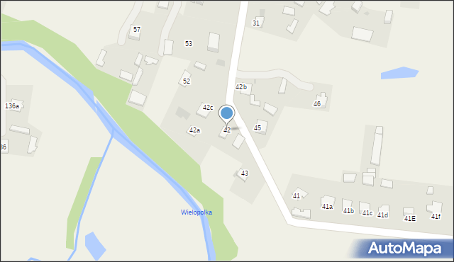 Paszczyna, Paszczyna, 42, mapa Paszczyna