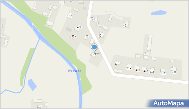 Paszczyna, Paszczyna, 43, mapa Paszczyna