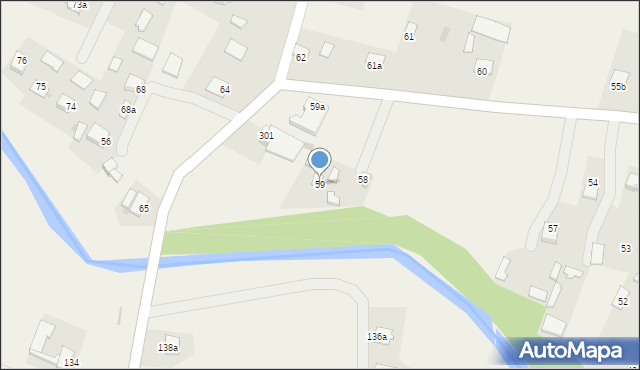 Paszczyna, Paszczyna, 59, mapa Paszczyna