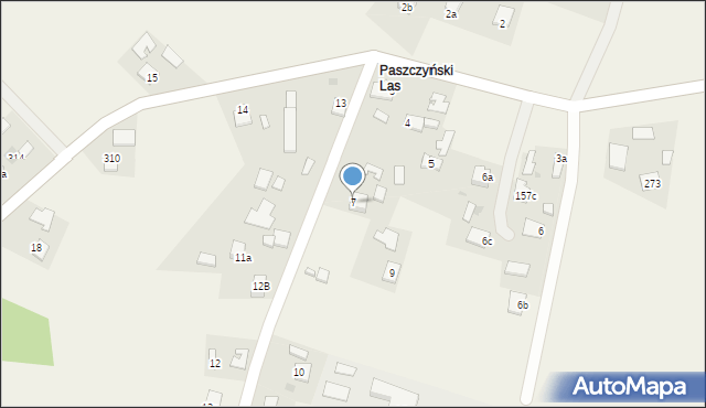 Paszczyna, Paszczyna, 7, mapa Paszczyna